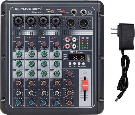 Buy Phenyx Pro Prx Audio Mixer Compact Channel Mixing Console