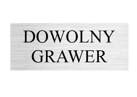 Tabliczka X Dowolny Grawer Logo Samoprzylepna Cena Opinie