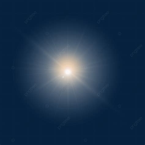 Shiny Lens Flare Star Sunrays Sunshine Sun Glare Light Effect Shiny