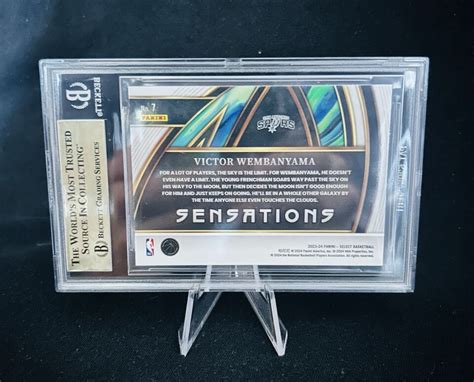 Select Sensations Victor Wembanyama Bgs Pristine Ebay