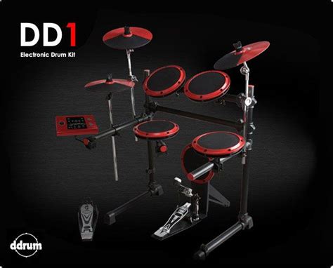 Ddrum Dd Complete Electronic Drum Kit Comes With Earbuds Drumsticks