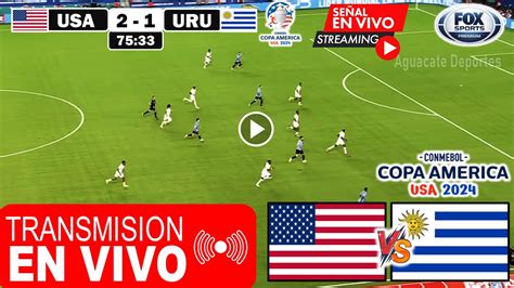 En Vivo Estados Unidos Vs Uruguay Donde Ver Partido Estados Unidos Vs