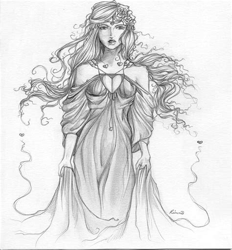 aphrodites Colouring Pages