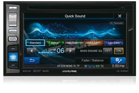 Alpine IVE W585BT Monitor Auto 1 E 2 Din Car Multimedia Monitor A