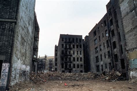 Bronx Burned Out Buildings Peter Flickr