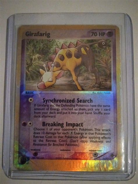 Girafarig 16 97 EX Dragon E Reader Pokemon EBay