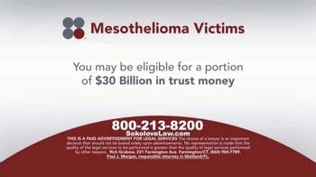 Sokolove Law TV Spot Mesothelioma Asbestos Victims ISpot Tv