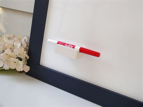 Magnetic Wood Dry Erase Pen Marker Holder Refrigerator Or