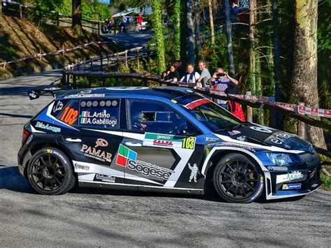 Luca Artino Al Via Del 35 Rally Della Valdinievole Rallyssimo