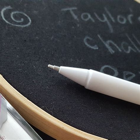 Tailors Chalk Pencil For Fabric Erasable White Transfer Etsy