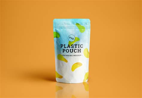 Plastic Pouch Packaging Mockup Behance