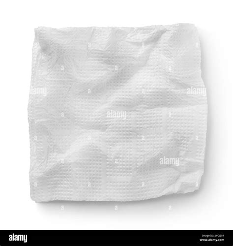 Paper Napkins Isolated Stock Photo Alamy