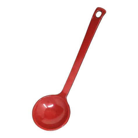 Red And Black Long Handle Ramen Spoons Katachiware