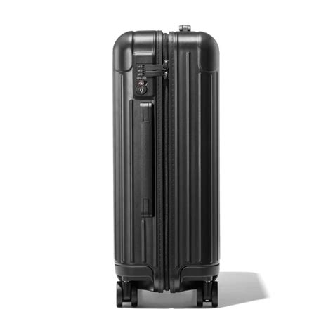 Essential Cabin Lightweight Carry On Suitcase Matte Black Rimowa