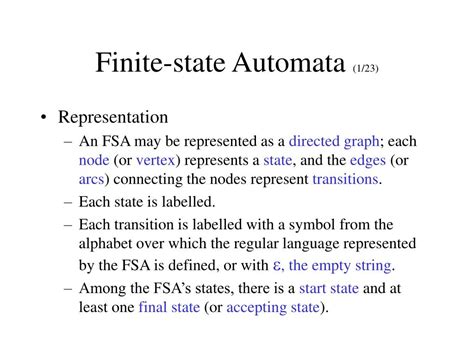 PPT Regular Expressions And Finite State Automata PowerPoint