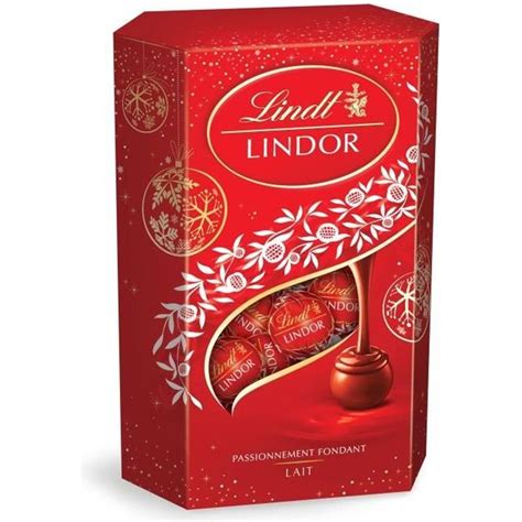 Cornet Lindor Lait 337 G Lindt Cdiscount Au Quotidien