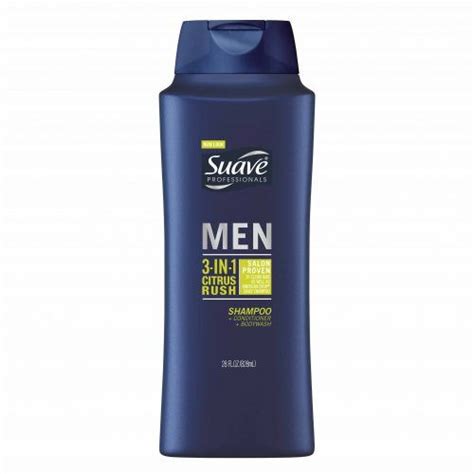 Suave Men Hair And Body Citrus Rush 3 In 1 Shampoo Conditioner Bodywash All Things Hair Us