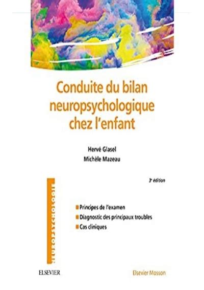 PDF Conduite Du Bilan Neuropsychologique Chez L Enfant