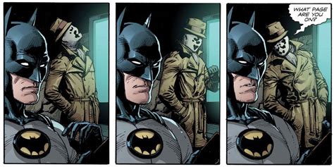 How Batman Meets And Defeats Watchmens Rorschach