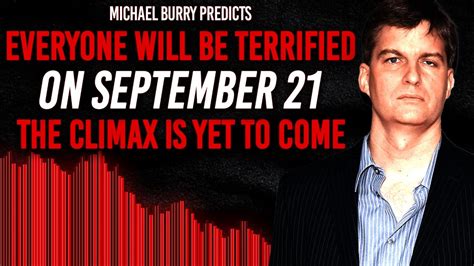 Michael Burry New Warning September 2023 Stock Market Cataclysmic Event