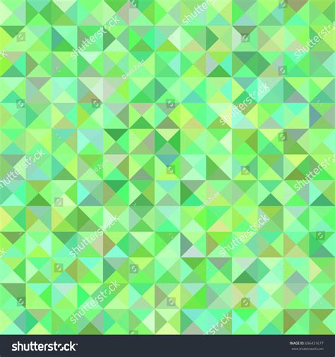 Green Abstract Triangle Pyramid Pattern Background Stock Vector