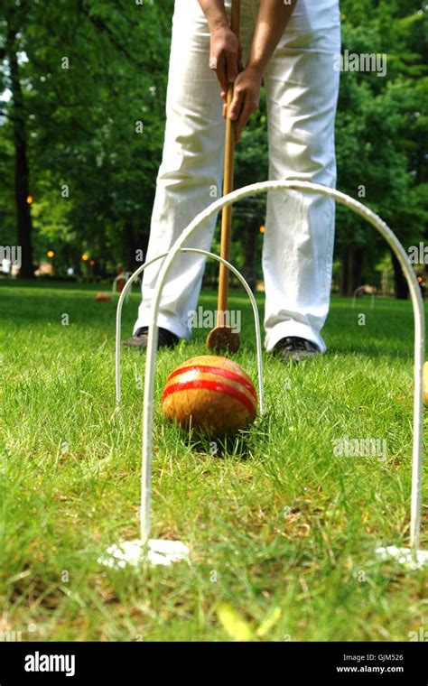 Used croquet equipment hi-res stock photography and images - Alamy