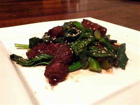 Food By Bram Stir Fried Beef With Gai Lan Chinese Broccoli