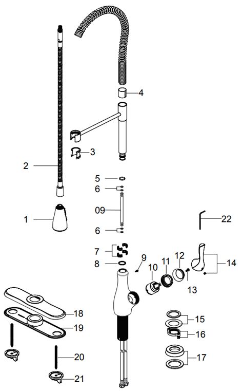 Kohler Kitchen Faucet Parts Diagram | Dandk Organizer