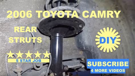 How To Replace Rear Struts On 2006 Toyota Camry YouTube