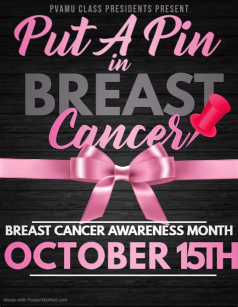 Copy Of Breast Cancer Flyersevent Flyer Postermywall