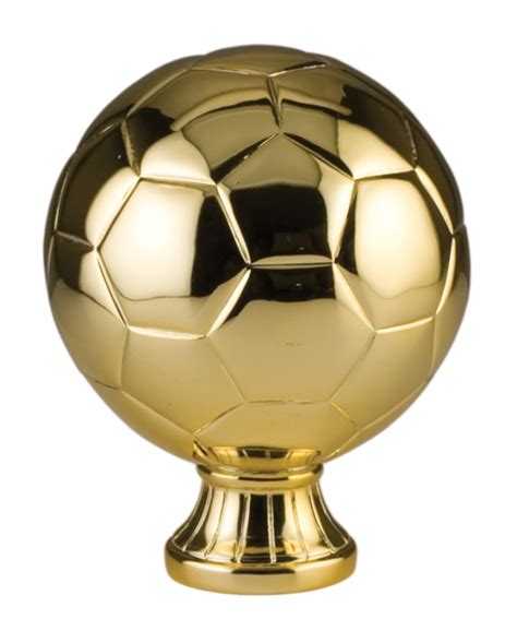 Gold Metallized Soccer Ball Resin - California Trophy