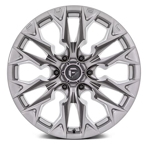 Fuel D Flame Wheels Platinum Rims