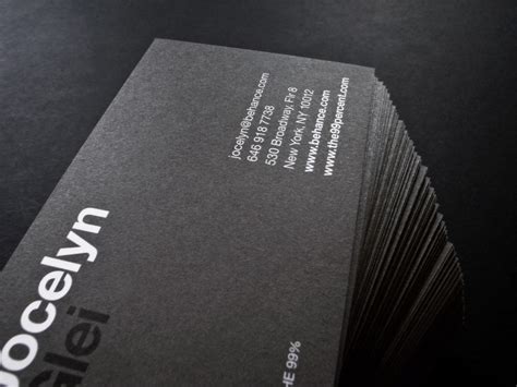 Behance Business Cards On Behance