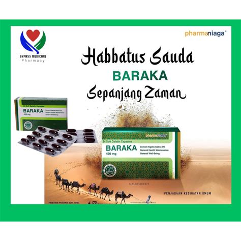 BARAKA Habbatus Sauda Soft Gel Black Seed Capsule 12 S Shopee Malaysia