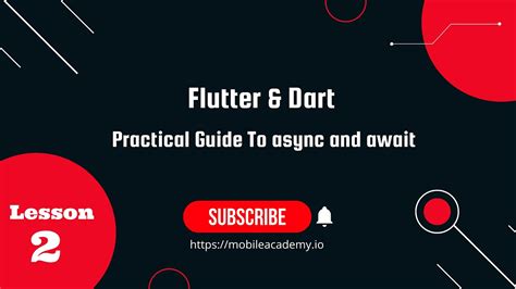 Flutter Dart Practical Guide To Async And Await YouTube