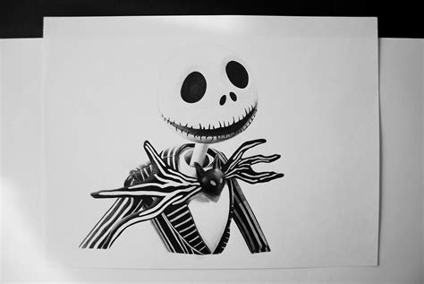 Jack Skellington Drawing By Tim Burton