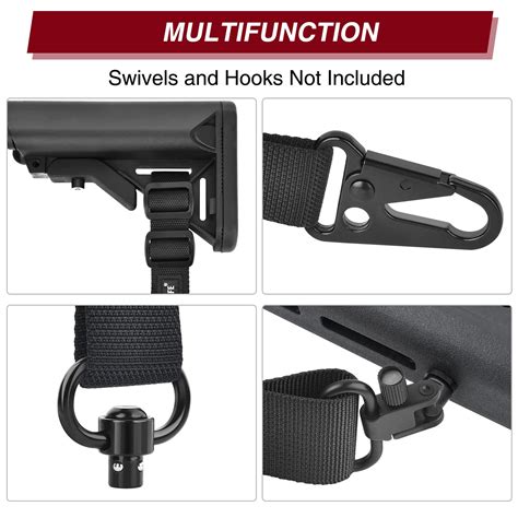 Snapklik CVLIFE Rifle Sling Quick Adjust 1 25 Wide Tube Webbing