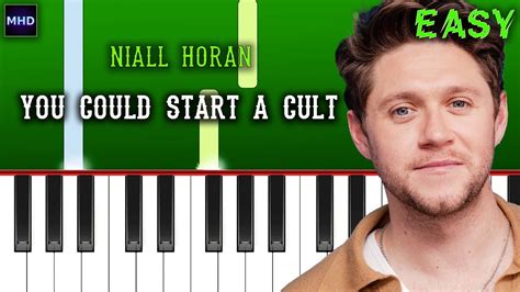 Niall Horan You Could Start A Cult Piano Tutorial EASY YouTube