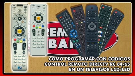 Como Programar Control Remoto De Directv Rc Rc Con Un Televisor