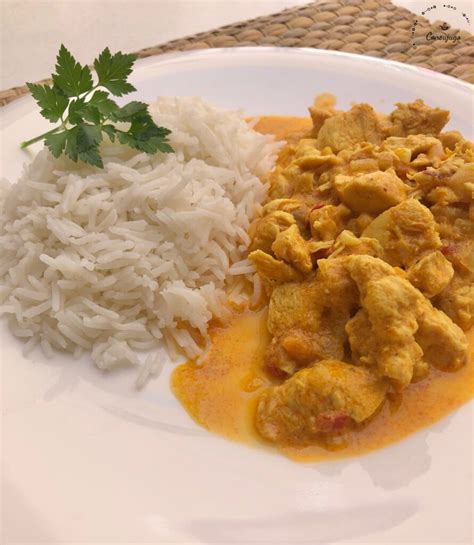 Pollo Al Curry Receta Cl Sica Y F Cil Consujugo