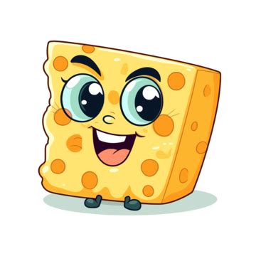 Cheesehead Clipart Cute Cartoon Cheese Character Vector Cheesehead