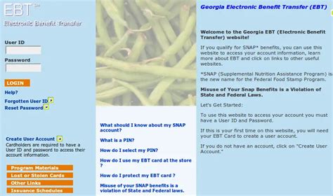 Georgia Food Stamps Balance Number - Georgia Food Stamps Help