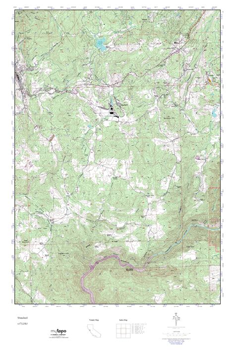 Mytopo Standard California Usgs Quad Topo Map