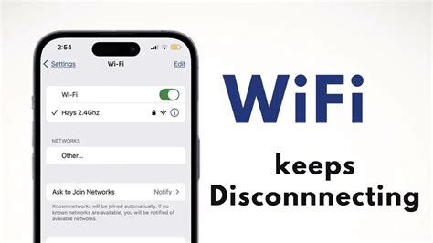 How To Fix Wi Fi Keeps Disconnecting On IOS 17 YouTube