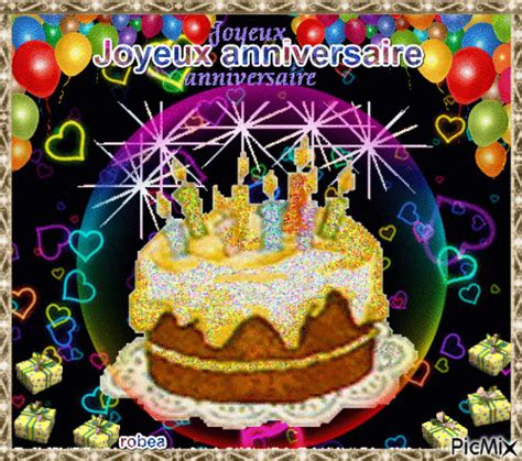Joyeux Anniversaire  Animé Gratuit Picmix
