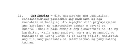 Ano Ang Kahulugan Ng Kasukdulan Brainly Ano Ayanyun