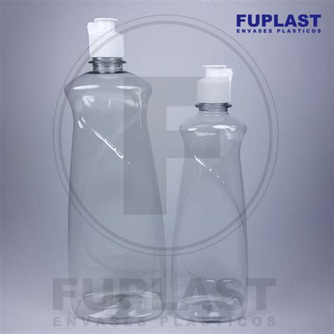 Envase Lavavajilla 500 Ml 1L Con Tapa Flip Top FUPLAST