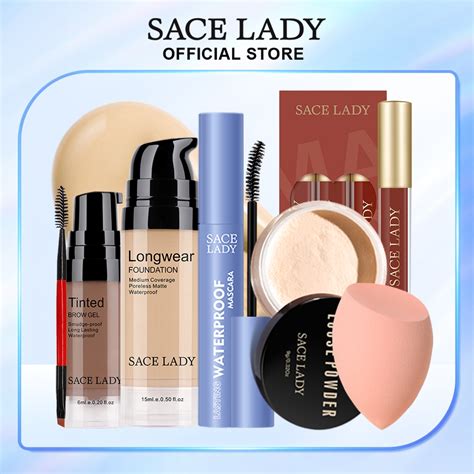 Sace Lady Long Lasting Waterproof Makeup Set Foundation Mascara