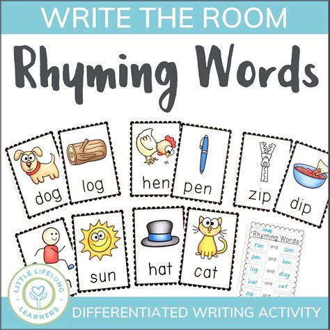 Kindergarten Rhyming Words - Kindergarten