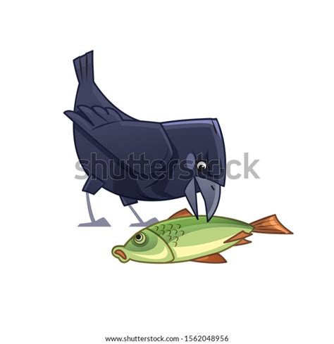 Crow Eating Fish: Over 4 Royalty-Free Licensable Stock Vectors & Vector Art | Shutterstock